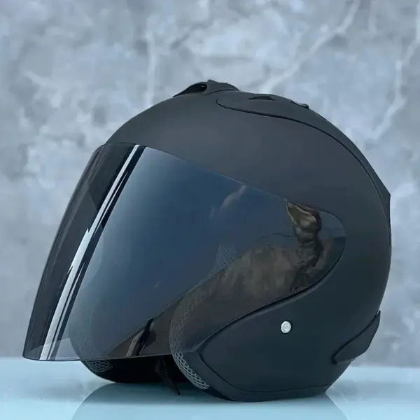ARV-X Matte Black Helmet with Smoked Visor